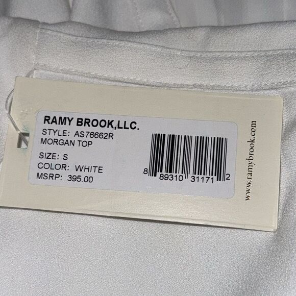 NWT Ramy Brook Morgan Top Small White - Picture 9 of 12